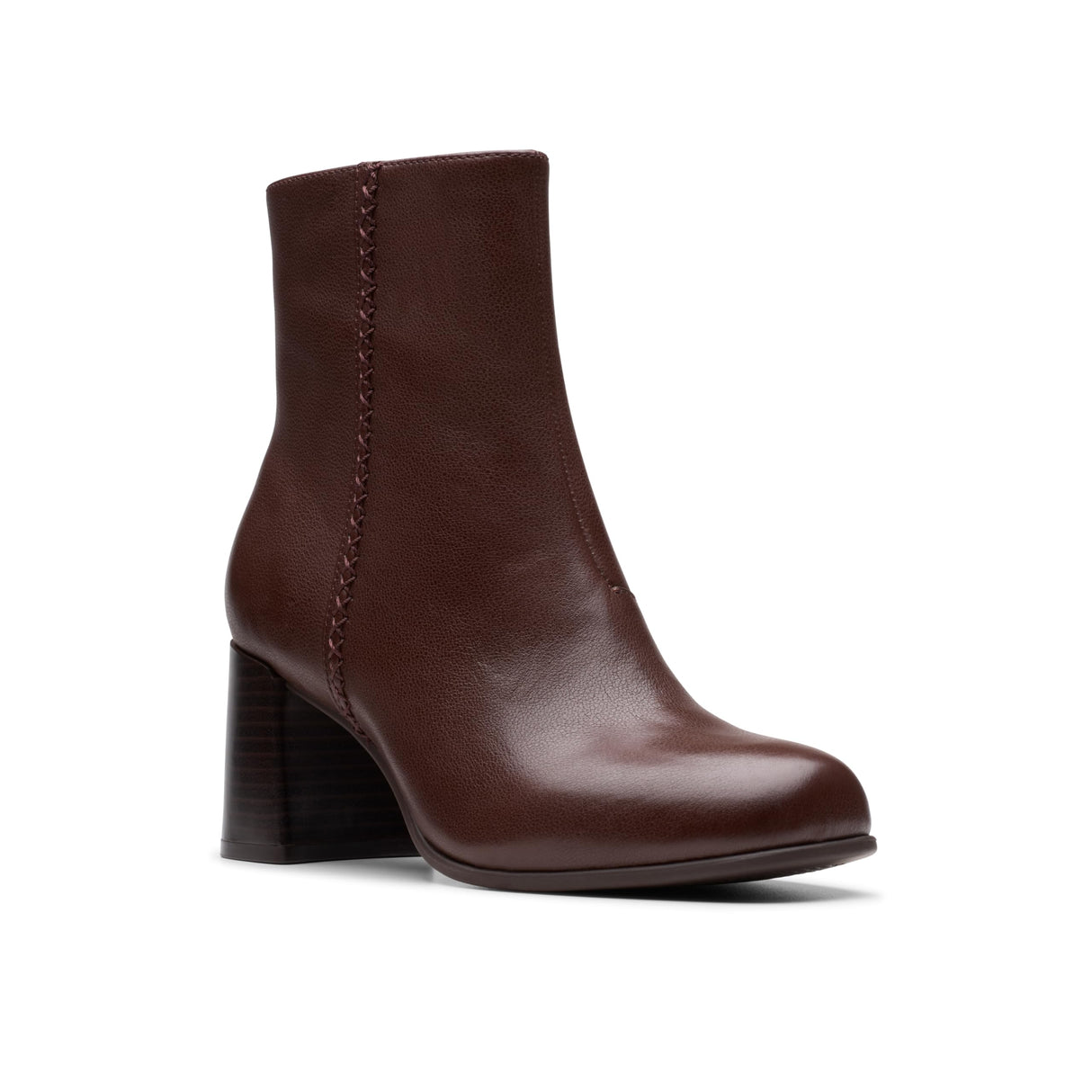 Clarks Premium Keirsta Faye, Botas de Moda Mujer, Brown Leather, 38 EU