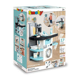 Smoby Centro de Lavado Smoby Rowenta, 3 en 1: Lava, aspira y Plancha. Aspirador de Escoba Rowenta con Sonido, Plancha y Mucho más, 17 Accesorios. A Partir de 3 años. ( 7600330320)