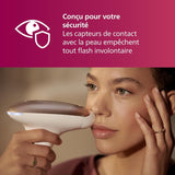 Philips Lumea Advanced BRI921/00 - Depiladora Luz Pulsada para la Depilación Permanente del Vello Visible en Casa con sensor de tono de piel, 2 Cabezales para Cuerpo y Cara y lápiz recortador compacto