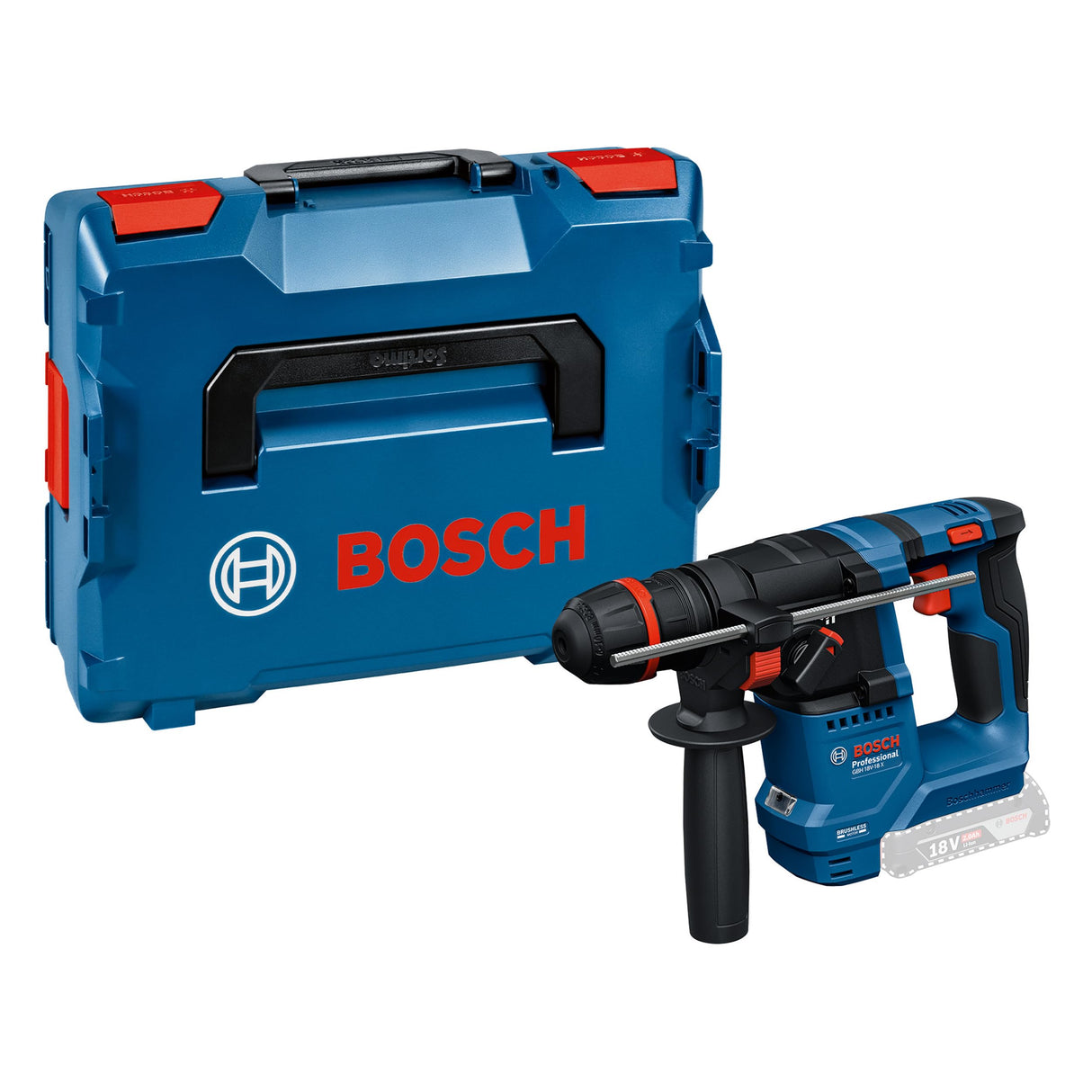 Bosch Professional 18V System martillo perforador a batería GBH 18V-18 X (ONECHUCK, incl. L-BOXX 136)