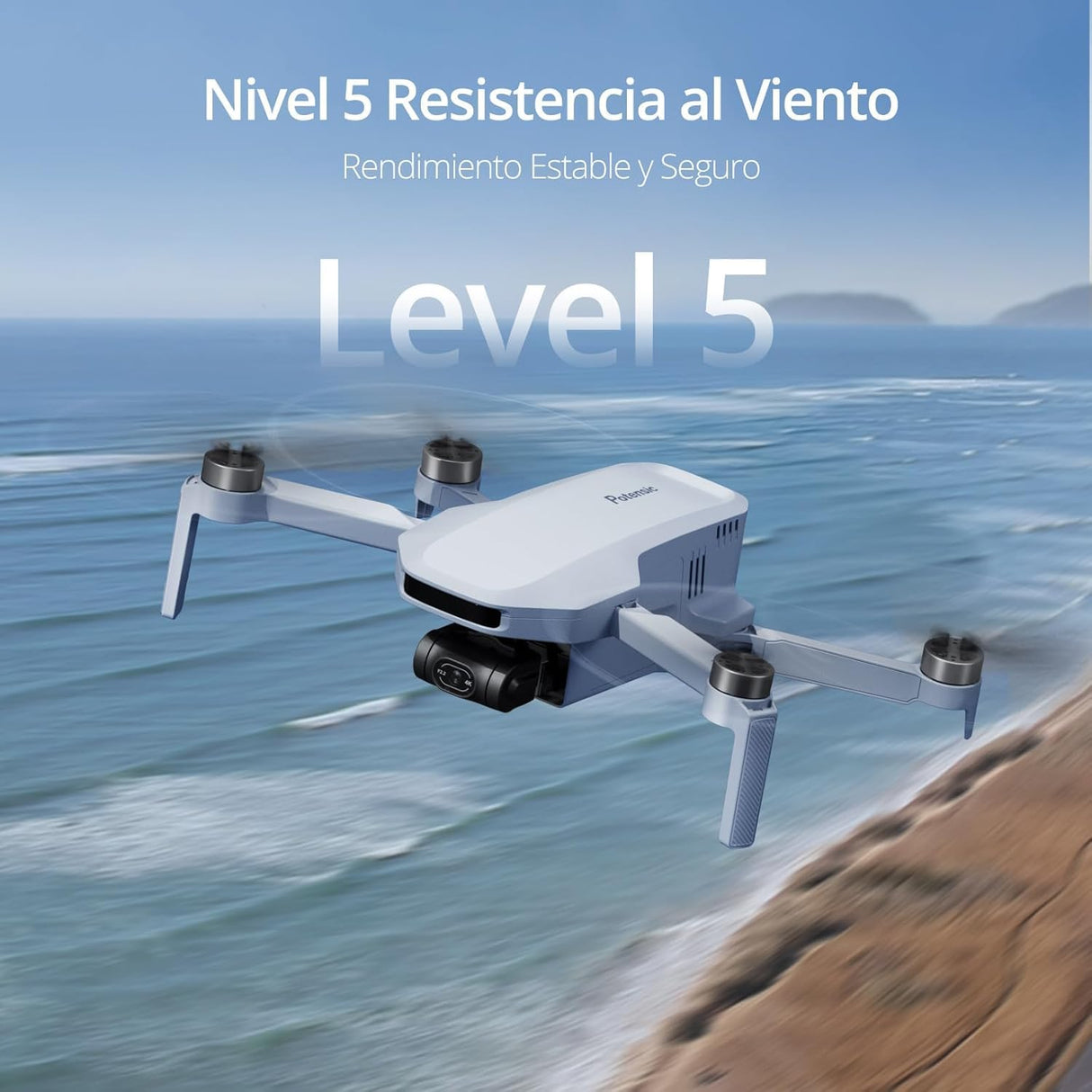 Potensic ATOM GPS Dron con Cámara 4K Adultos, Menos de 249g, 6km Transmisión, Estabilización en 3 ejes, 2 baterías para un tiempo máx. de vuelo de 64 min, regreso automático, QuickShots, C0