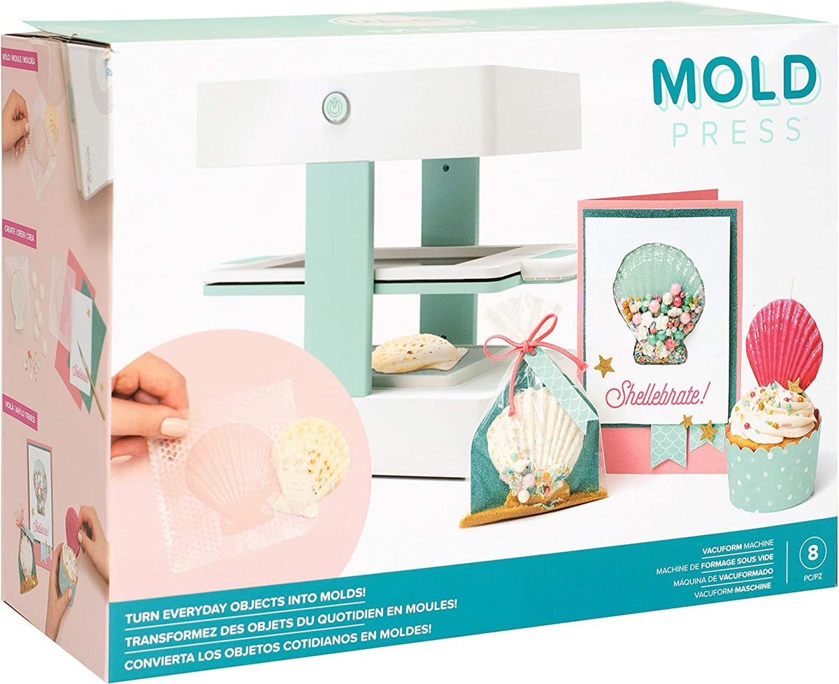 We R Memory Keepers Vacuum EU Plug Mold Press, Multicolor, talla única