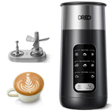 Dreo Espumador de leche, espumador eléctrico 8 en 1 para café latte art, 270 ml, espuma caliente y fría, espumadores automáticos para leche láctea y no láctea, LED, fácil de limpiar, aire BaristaMaker