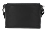 Mandarina Duck - Bolso bandolera negro (negro) Mellow Leather P10fzt39 30 x 24,5 x 8,5 cm (largo x alto x ancho)