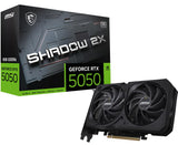 MSI GeForce RTX 5050 8G Shadow 2X OC - Tarjeta gráfica