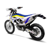 SBK LV ONE EVO 1/1 HUSQVARNA 701 ENDURO/SUPERMOTO INOX with catalyst