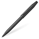 Cross AT0082WG-132 Bolígrafo Century II Micro Ranurado con Detalles en PVP, Negro Mate