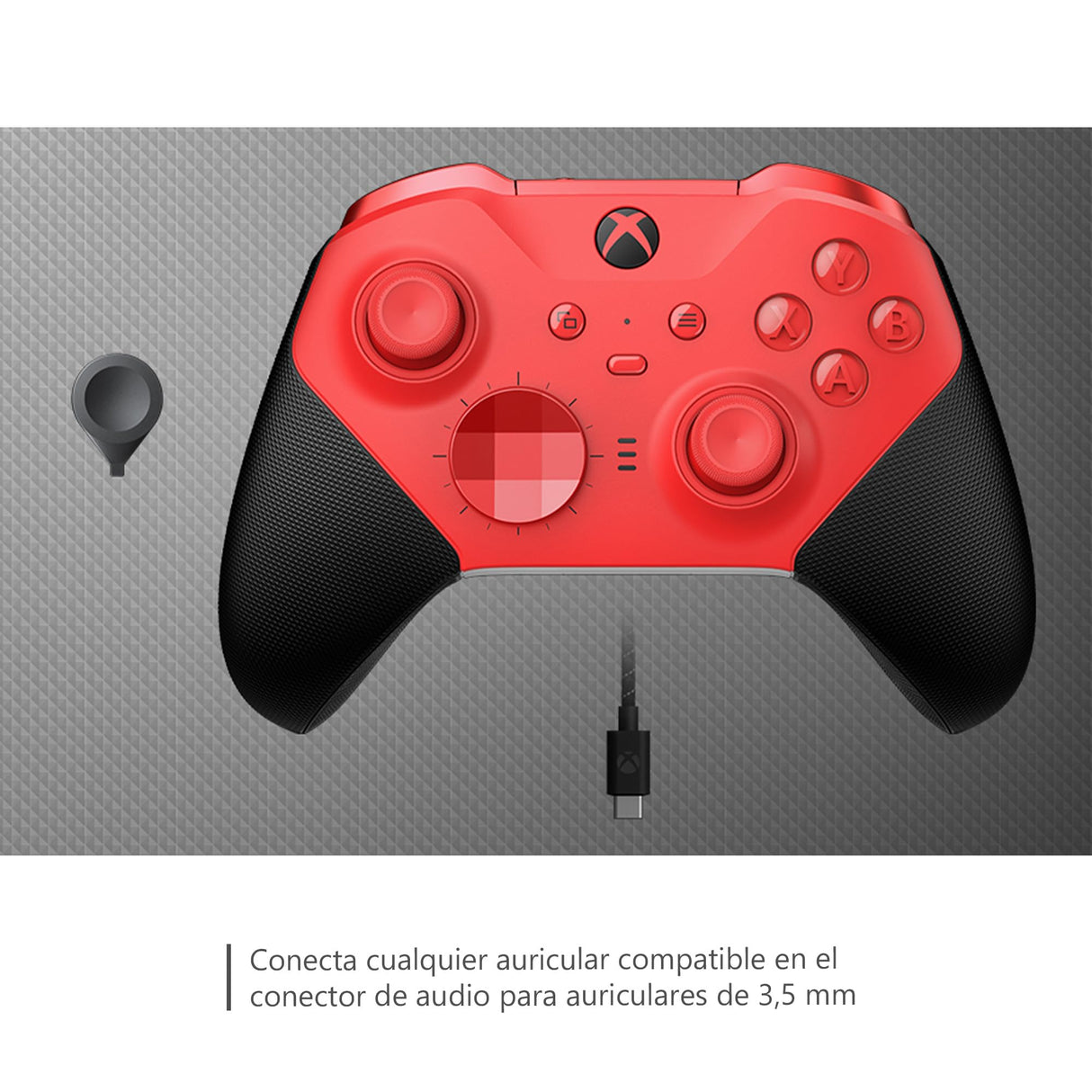 Xbox Wireless Controller Elite Series 2 Red Series X|S, One, Windows 10/11, iOS y Android