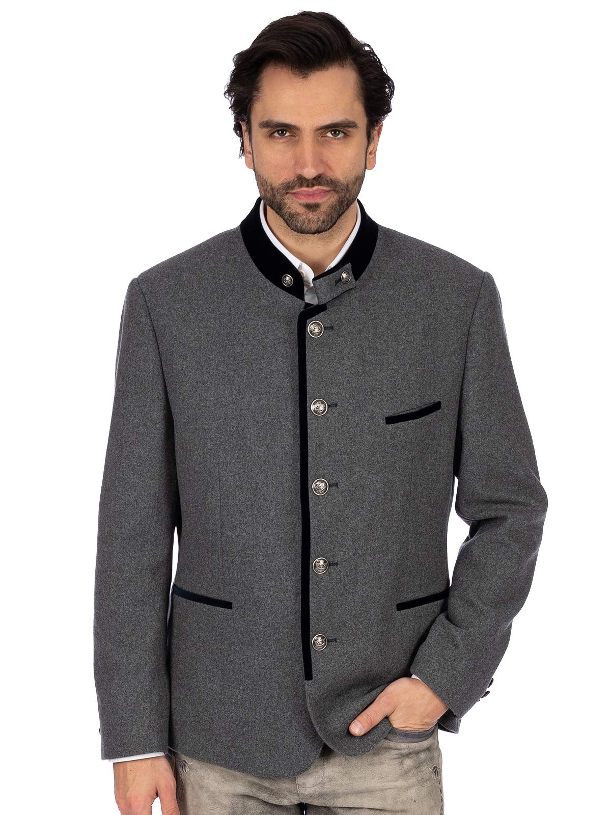 Stockerpoint Jacke Quintus Chaqueta de Traje de Negocios, Azul Noche de Piedra, 50 para Hombre