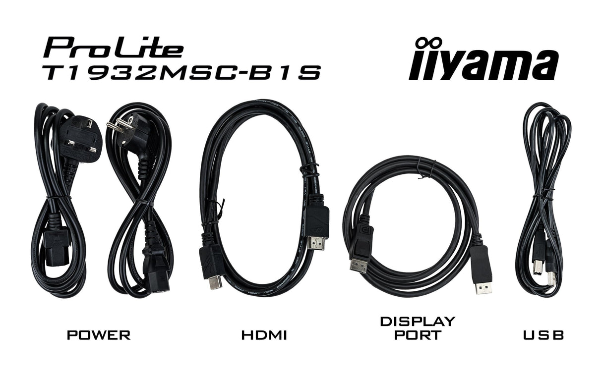 iiyama Monitor Prolite T1932MSC-B1S 19" Full HD 50-60 Hz