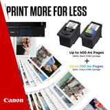 Canon Tinta y Papel Multipack - PG-560XL/CL-561XL Cartuchos de Tinta Genuinos 2 Pack (1 x Negro XL, 1 x Color XL) & Papel Fotográfico 4x6 (50 x Hojas)