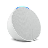 Echo Pop (Última generación) | Altavoz inteligente Bluetooth con Alexa de sonido potente y compacto | Blanco