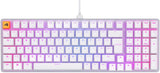 Glorious Gaming GMMK 2 Full Size (96%) - Teclado gaming mecánico, carcasa de aluminio, personalizable, keycaps dobles, switches Glorious Fox, RGB, distribuciones QWERTY inglés - Blanco