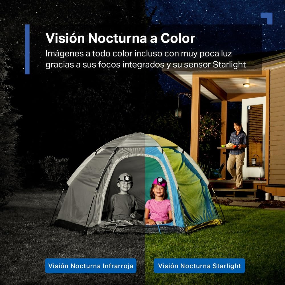 Tapo [2024 Nuevo] C425(2-Pack) - Cámara Wi-Fi de Batería para Exterior/Interior, 2K QHD, 10000mAh, IA Mejorada, Visión Nocturna a Color, Base Magnética, No Requiere Hub, Compatible con Panel Solar