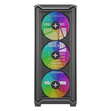 Xilence X613 X613 Xlent Blade II - Carcasa para PC para Videojuegos (3 Ventiladores ARGB de 120 mm, Carcasa ATX Midi Torre, Panel Frontal de Malla para un Buen Flujo de Aire y PWM/ARGB Control, Panel
