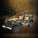 IXO Collections IXO Colecciones 1:8 IXO US Jeep Willys 4x4 - modelismo, maquetas, Kit, Kit de modelismo