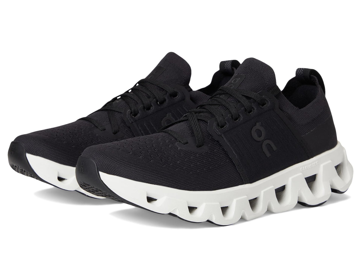 ON RUNNING CLOUDSWIFT 4, Sneaker Mujer, Negro y Blanco, 38.5 EU