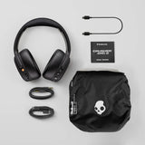 Skullcandy Crusher ANC 2 Cascos Over-Ear Inalámbricos con Cancelación de Ruido y Sensory Bass, Charging Cable, 50 h de Autonomía, Skull-iQ,Alexa Habilitada, Compatibles Dispositivos Bluetooth, Bone