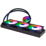 Cooler Master MasterLiquid Atmos 360 Black Refrigeración Líquida para CPU – Refrigeración Líquida AIO, Bomba Doble Cámara, Ventiladores SickleFlow 120 Edge Preinstalados, ARGB Gen 2, LGA1700 y AM5