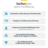 StarTech.com Switch KVM de 8 Puertos HDMI 4K 60Hz - Conmutador KVM HDMI 2.0 con Kit 1U para Rack - TAA