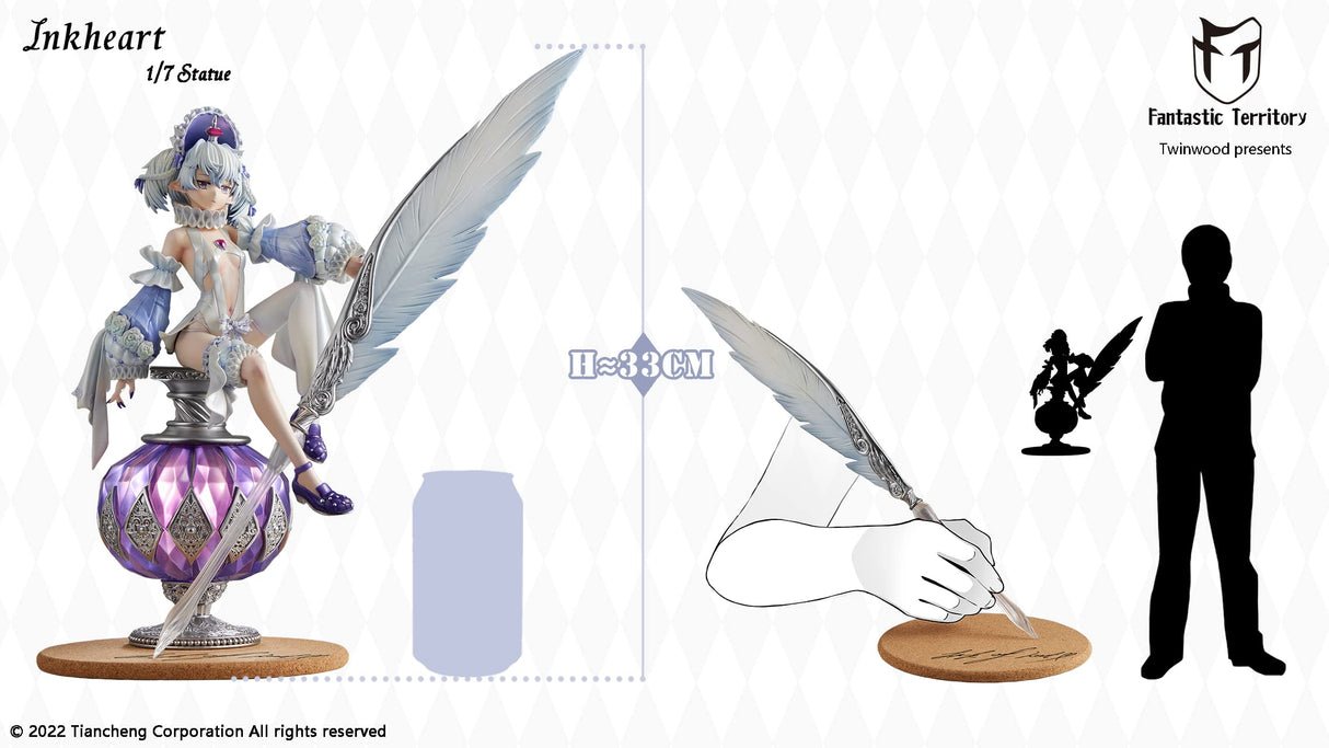 Fantastic Territory Passage Trading - Love Letter Inkheart 1/7 PVC Estatua (Net)