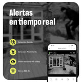 OMAJIN by Netatmo, Cámara Vigilancia Solar Exterior Inalámbrica, Alimentada batería, Visión noct 1080P HD, Sirena 105dB, Detección humana/Movimiento/Sonido, Audio bidireccional, SD/Cloud, IP55, OSC-01