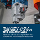 Bosch Professional 18V System mezcladora a batería GRW 18V-160 (incl. 1 extensión de 7 cm (M14-M14), 2 llaves, sin batería/cargador)