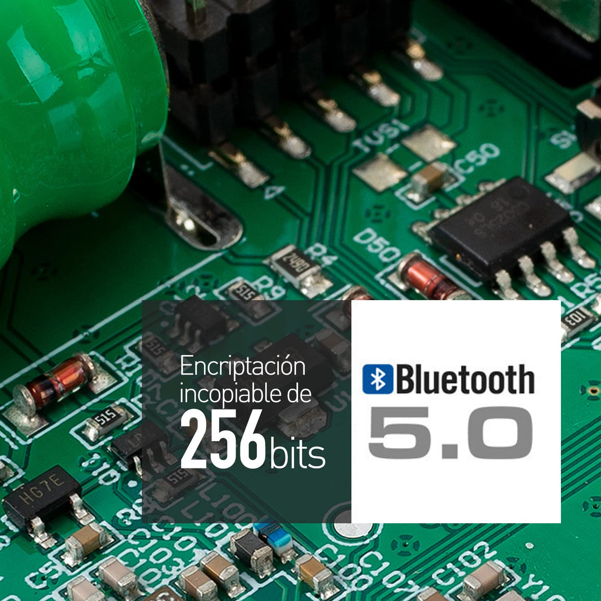 Cerradura electrónica invisible de alta seguridad int_LOCK BT. Acabado níquel mate.