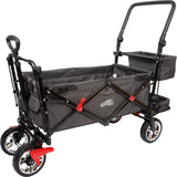 Small Foot Carrito Plegable con Techo Desmontable, protección contra Lluvia, Frenos, asa Regulable y máx. 80 kg, 12729, Color Coloured