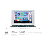 LEXIBOOK, LAPTAB® 10, Portátil con Pantalla táctil, Diseñado para Toda la Familia, Contenido Educativo y Divertido, Powered by Android™, Control Parental, Ultrafino y Ligero, LT10ES