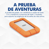LaCie Rugged SSD4 4TB — antigolpes, USB‑C SSD Externo portátil, para Mac y Windows — Incluye Rescue Data Recovery