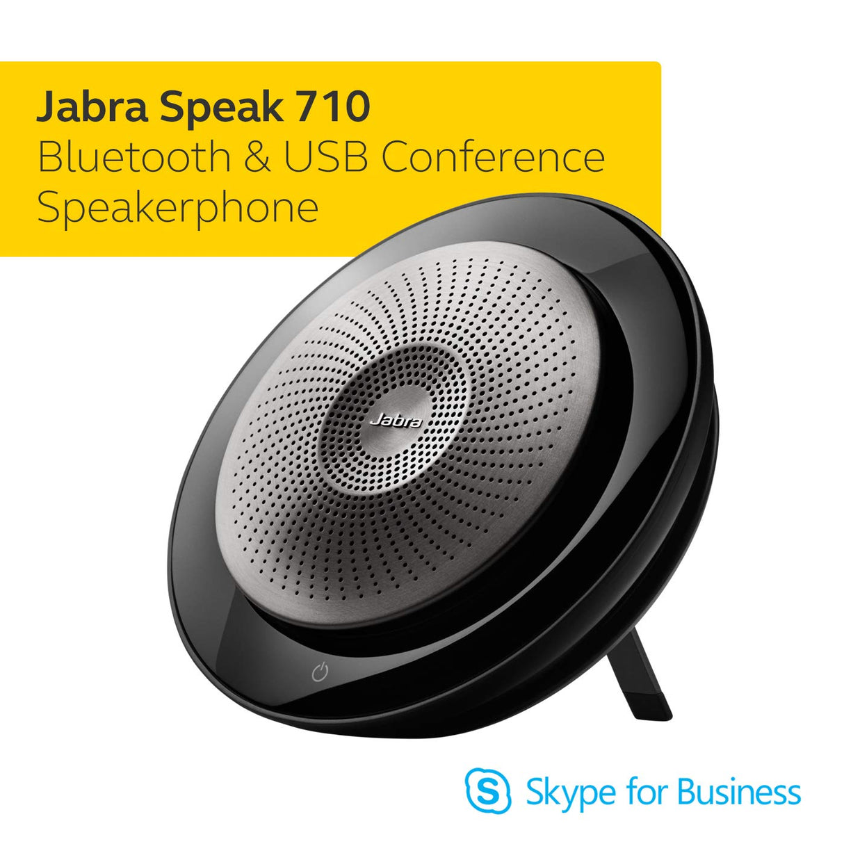 Jabra Speak 710 MS altavoz Universal Negro, Plata USB/Bluetooth - Altavoces (Universal, Negro, Plata, Portable, 30 m, 70 dB, 1 m)
