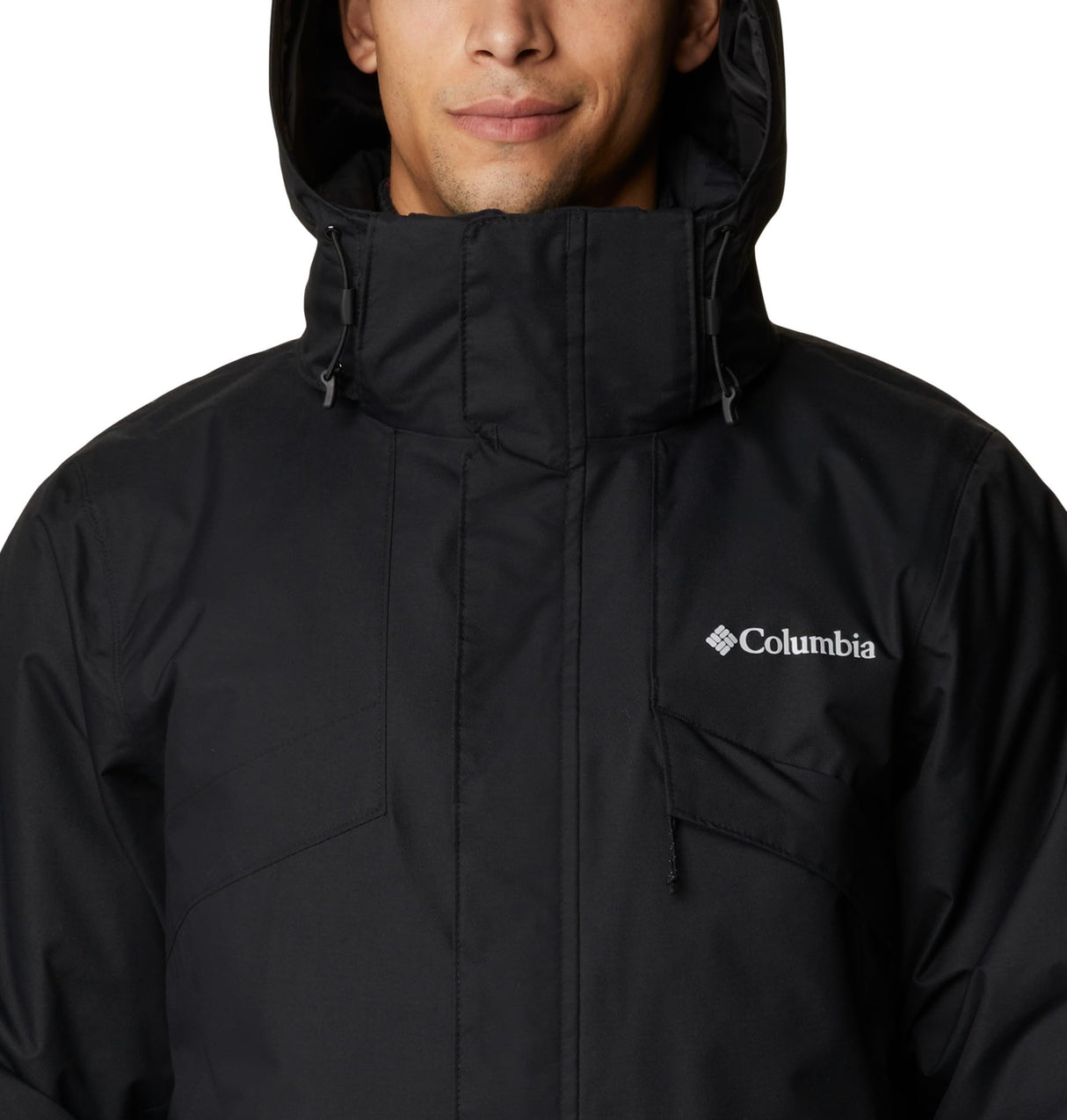 Columbia Bugaboo Fleece Interchange Jacket, Chaqueta De Invierno 3 En 1 para Hombre, Black, Talla L