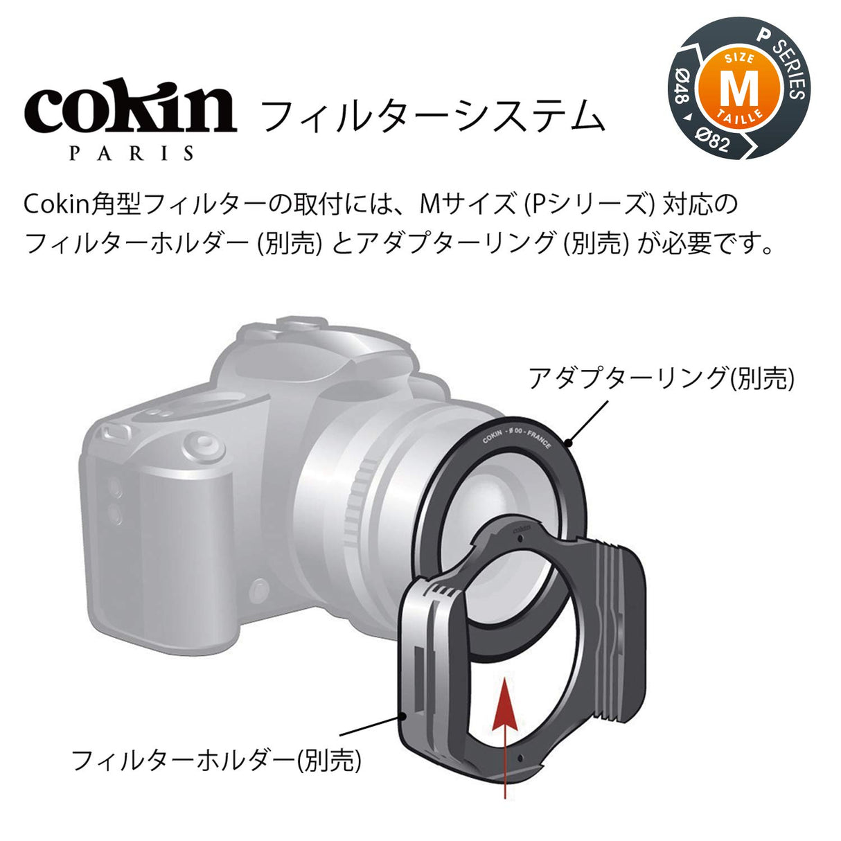 COKIN NUANCES Extreme GND16 Filtro Graduado Gris inverso - 4 f-Stops - Cristal Mineral Resistente - M (Serie P)