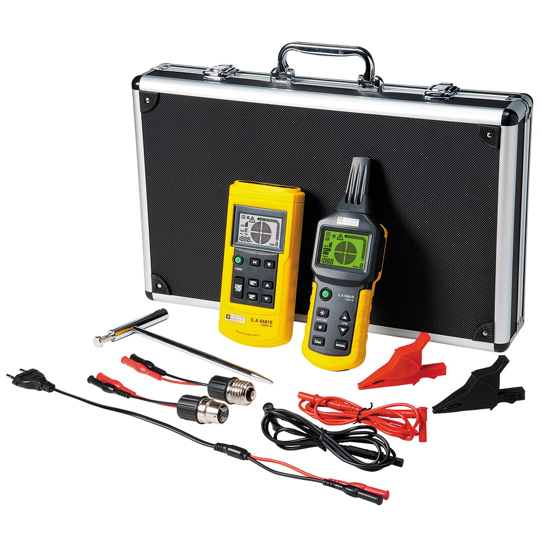 Chauvin Arnoux P01141626 C.A 6681 Locat-N - Detector de líneas, color negro, amarillo y rojo