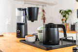 ZWILLING ENFINIGY Cafetera de filtro con jarra térmica de 1,25l, Cafetera con calentador, para 10 tazas, Función blooming, Acero inoxidable, Negro