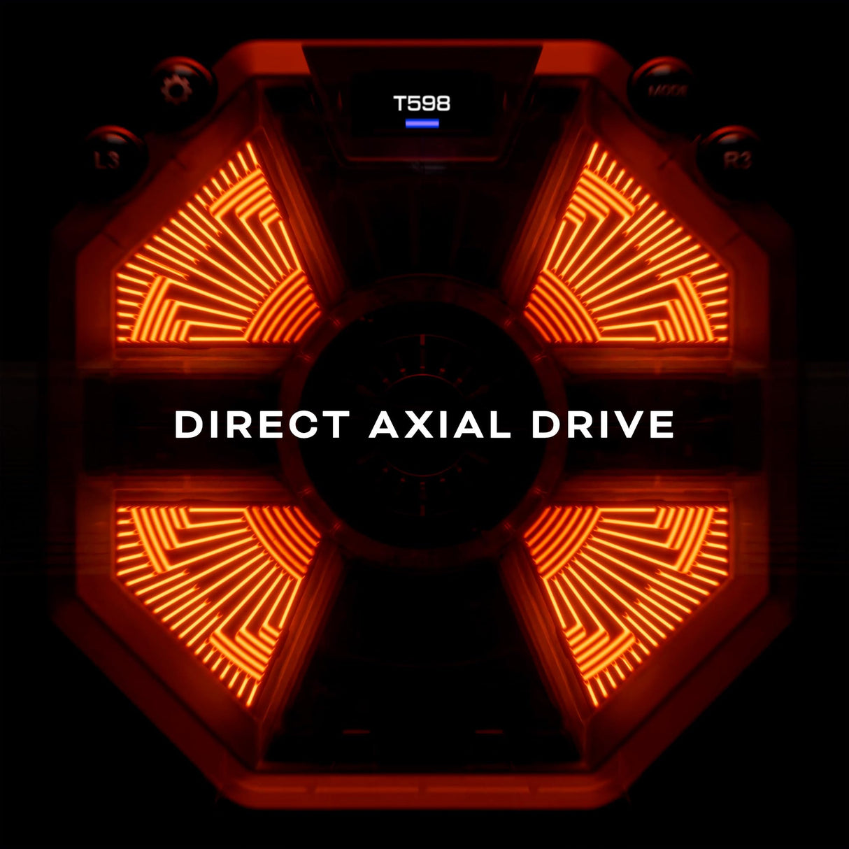 Thrustmaster T598 Servo Base, Base de Volante de Carreras Force Feedback Direct Axial Drive para PS5, PS4, PC