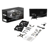 MSI MAG Coreliquid P240 - Enfriador líquido para CPU AIO - Listo para LGA 1700 - Radiador de 240 mm - Ventiladores PWM duales de 120 mm