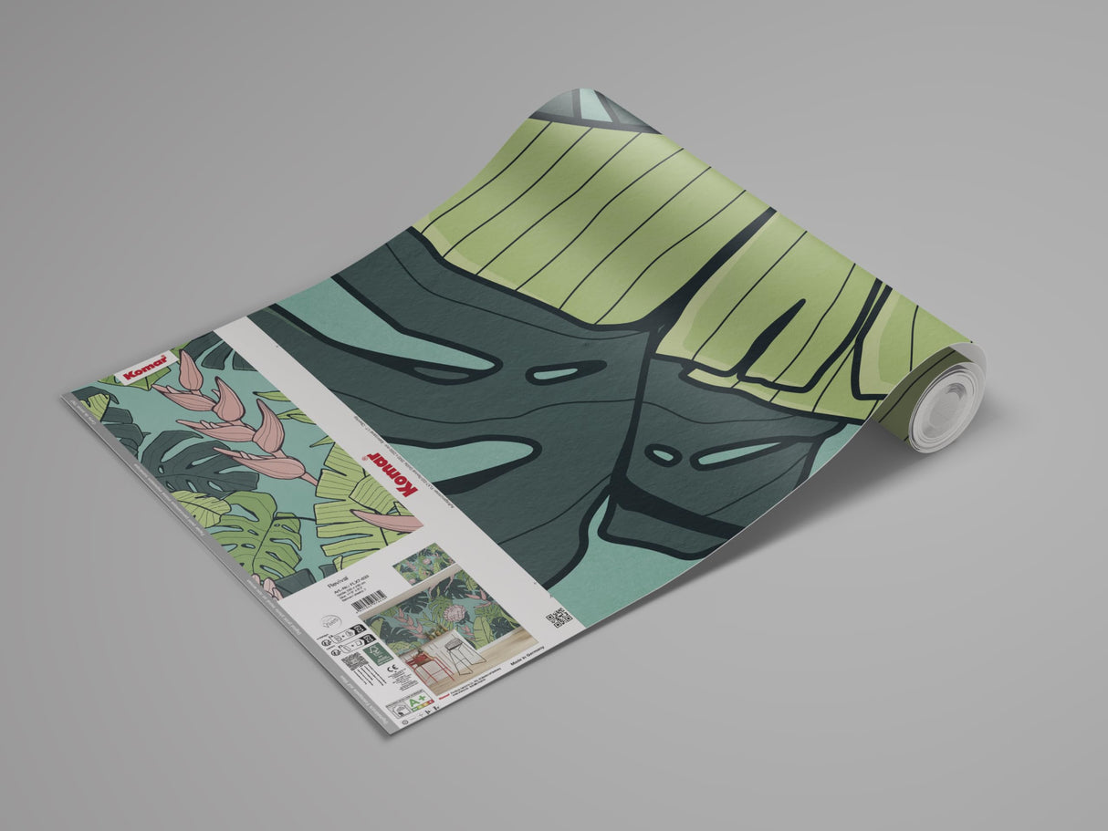 Komar Papel pintado fotográfico de fieltro – Revival – Tamaño 350 x 250 cm – Papel pintado, decoración de pared, salón, dormitorio, oficina