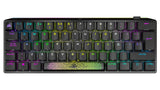 Corsair K70 PRO MINI WIRELESS RGB 60% Teclado Mecánico para Juegos - Interruptores CHERRY MX RED Intercambiables - PBT Double-Shot - Compatible con iCUE - PC, Mac, PS5, PS4, Xbox - QWERTY ES - Negro