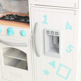 KidKraft Cocina de Juguete Countryside de Madera para niños con imanes Nevera, dispensador de Cubitos de Hielo y Accesorios Incluido, Juguetes niños 3+ años (53424) Exclusivo en Amazon