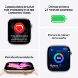 Apple Watch Series 11 GPS+Cellular con Caja de Titanio Natural de 46 mm y Pulsera Milanese Loop en Color Natural-Talla M/L.Calidad del Sueño,monitores de entreno y Salud,Pantalla Siempre Activa