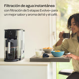 Aqua Optima Máquina de café por goteo Aurora con agua filtrada y dispensador instantáneo. Incluye filtro Evolve+ de 30 días. Ahorro de energía, ajuste de temperatura y cantidad de agua. Plug & Go.