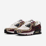 NIKE Air MAX 90, Sneaker Mujer, Sail Burgundy Crush Black, 39 EU