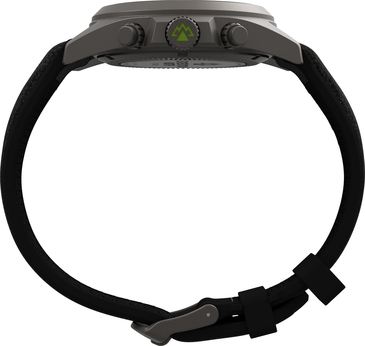 Timex Expedition North - Reloj de 43 mm para hombre, goma sintética negra, esfera negra de dos piezas, caja de titanio TW2V96300