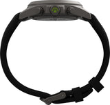 Timex Expedition North - Reloj de 43 mm para hombre, goma sintética negra, esfera negra de dos piezas, caja de titanio TW2V96300