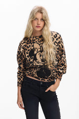 Desigual JERS_Minnie Pullover Sweater, marrón, M Women's