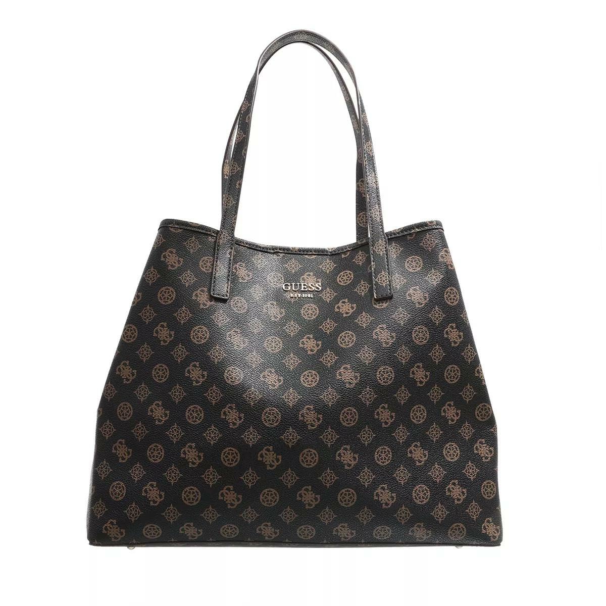 GUESS Vikky Large Tote, Bag Women, marrón, One Size