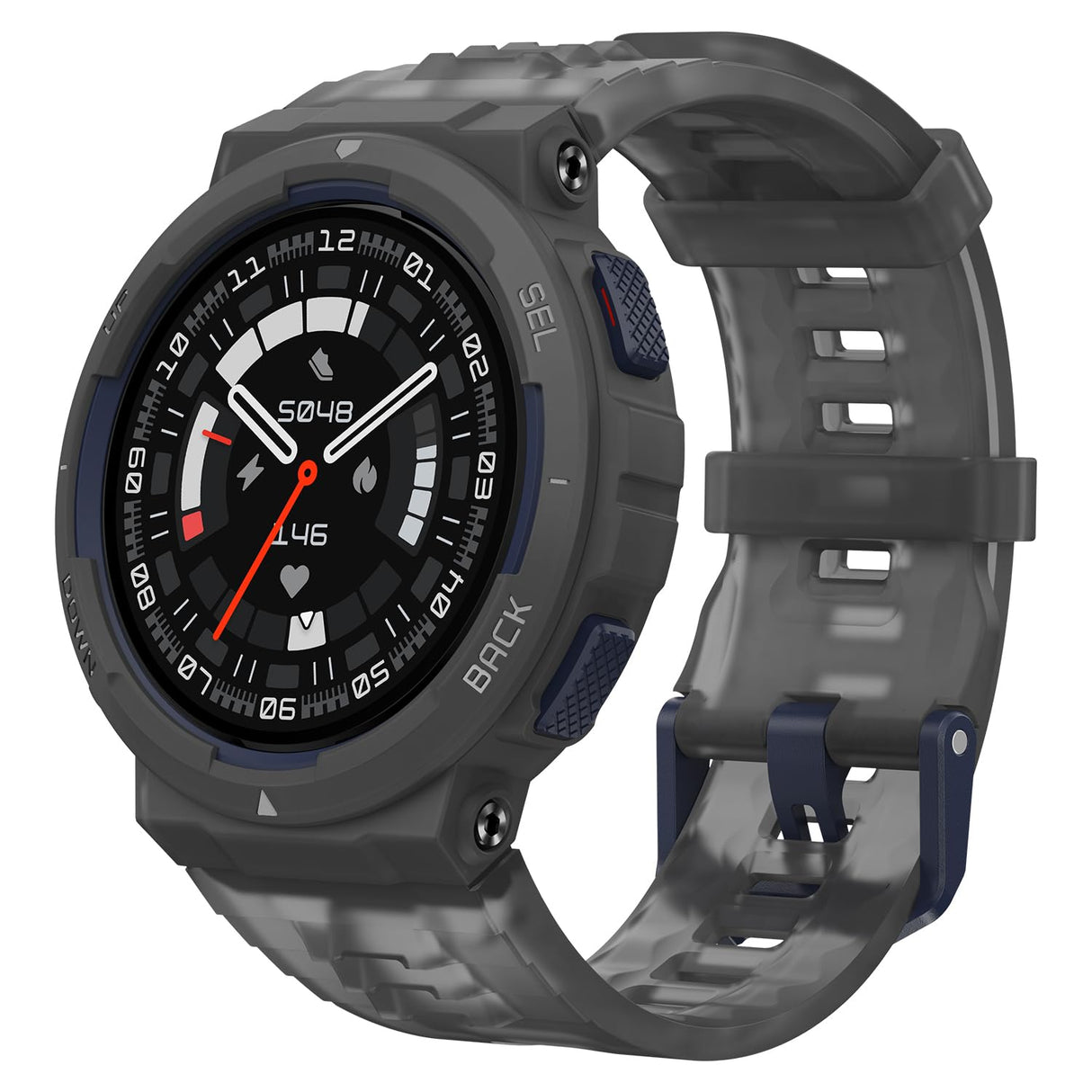 Amazfit Active Edge Smartwatch con diseño Deportivo y de Fitness Resistente y Elegante, GPS, Entrenador de Salud AI, Sport Outdoor, Entrenamientos y Ejercicio, 16 días de batería, 10 ATM