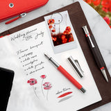 Graf von Faber-Castell 145266 Bolígrafo Guilloche, india red
